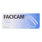 Facicam 20 mg, 20 Cápsulas.